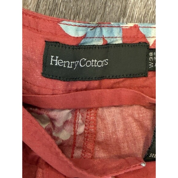 HENRY COTTONS Womens Pants Trousers Size W38 L32 Colorful Floral Button Fly  NWT - Picture 8 of 14